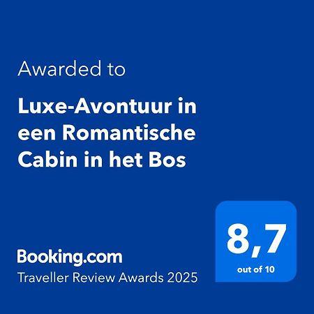 Luxe-Avontuur In Een Romantische Cabin In Het Bos Stekene Esterno foto